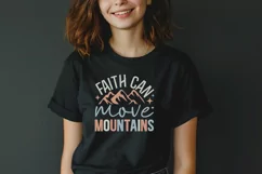 Faith Can Move SVG, Christian SVG Design, Faith SVG Product Image 3