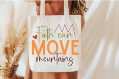 Faith Can Move Mountains SVG, Christian SVG, Religious SVG Product Image 3