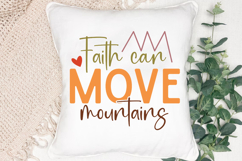 Faith Can Move Mountains SVG, Christian SVG, Religious SVG Product Image 2
