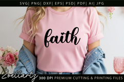 FAITH SVG Christian Quote SVG Jesus Cross Hope Bible Verse Product Image 4