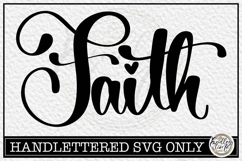 Faith - Handlettered Name SVG Cut file Product Image 1