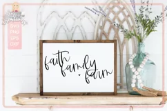 Faith Family Farm - Christian svg Product Image 3
