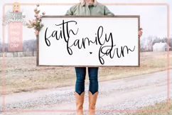 Faith Family Farm - Christian svg Product Image 4