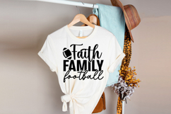 Faith Family Football SVG | American Football SVG Product Image 3