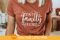 Faith family friends | Family svg file Product Image 3