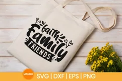 Faith family friends | Family svg file Product Image 3