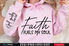 Faith Fuels My Soul SVG Design Product Image 1