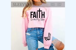Faith Guides My Steps Sleeve SVG Product Image 2