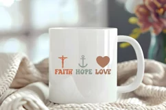 Christian Quotes SVG | Faith Hope Love Product Image 4