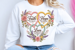 Faith Hope Love PNG Design Product Image 2