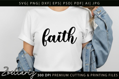 FAITH SVG Christian Quote SVG Jesus Cross Hope Bible Verse Product Image 2