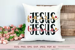 Faith Love Jesus SVG Valentines Day Jesus Design