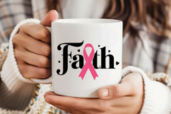 Faith SVG | Breast Cancer Awareness SVG Product Image 3