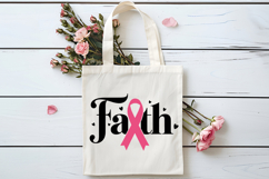 Faith SVG | Breast Cancer Awareness SVG Product Image 4