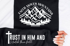 Faith Moves Mountains SVG Design Product Image 3