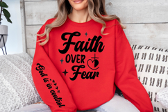Faith Over Fear Sleeve SVG, Inspirational SVG Product Image 3