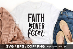 Faith over fear - Grandad SVG Design Product Image 1