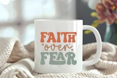 Christian Quotes SVG | Faith Over Fear Product Image 4