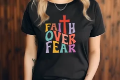 Faith Over Fear SVG ,Christmas SVG Design Product Image 3