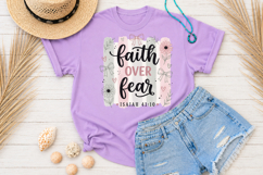 Faith Over Fear PNG, Isaiah 41 10 Sublimation Design Product Image 3