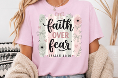 Faith Over Fear PNG, Isaiah 41 10 Sublimation Design Product Image 4