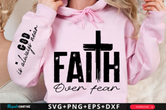 Faith Over Fear SVG Design Product Image 1