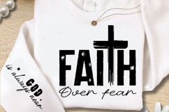 Faith Over Fear SVG Design Product Image 2