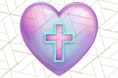 Christian Clipart PNG, Faith Icons for Devotional Art Product Image 3
