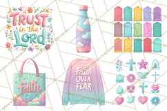 Christian Clipart PNG, Faith Icons for Devotional Art Product Image 2