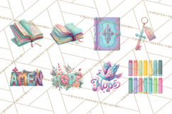 Christian Clipart PNG, Faith Icons for Devotional Art Product Image 5