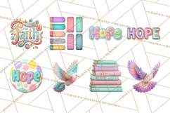 Christian Clipart PNG, Faith Icons for Devotional Art Product Image 7