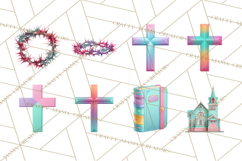 Christian Clipart PNG, Faith Icons for Devotional Art Product Image 8