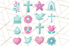 Christian Clipart PNG, Faith Icons for Devotional Art Product Image 3