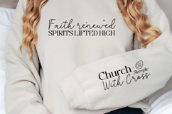 Faith renewed spirits lifted high Sleeve SVG Product Image 3