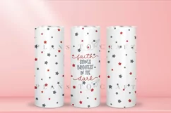 faith shines bible verse skinny tumbler sublimation wrap with high resolution and transparant background are for 20oz and 30oz skinny tumbler