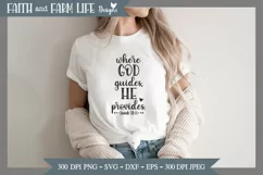 Where God Guides He Provides | Christian SVG Product Image 2