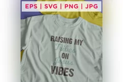 RAISING MY Tribes ON Jesus VIBES Faith Quote Stickers Product Image 2