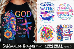 Christian Inspirational 4 PNG Retro PNG Sublimation Product Image 5