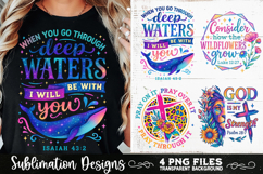 Christian Inspirational 4 PNG Retro PNG Sublimation Product Image 6