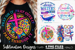 Christian Inspirational 4 PNG Retro PNG Sublimation Product Image 1