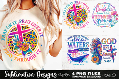Christian Inspirational 4 PNG Retro PNG Sublimation Product Image 2