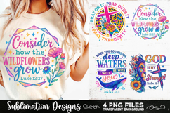 Christian Inspirational 4 PNG Retro PNG Sublimation Product Image 7