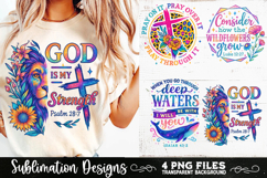 Christian Inspirational 4 PNG Retro PNG Sublimation Product Image 8