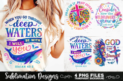 Christian Inspirational 4 PNG Retro PNG Sublimation Product Image 3