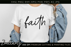 FAITH SVG Christian Quote SVG Jesus Cross Hope Bible Verse Product Image 4