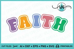 Faith SVG, Faith Cut File, Positive Quote, Inspirational Product Image 1