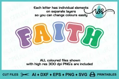 Faith SVG, Faith Cut File, Positive Quote, Inspirational Product Image 3