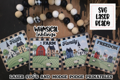Faith Family Farm Freedom Magnets Modge Podge SVG's Product Image 1