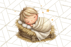 Nativity Scene PNG Clipart, Christian Christmas Art Product Image 3