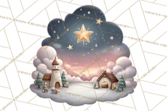 Nativity Scene PNG Clipart, Christian Christmas Art Product Image 5